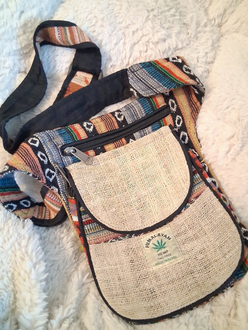 Nepal Hemp Cross Body Boho
